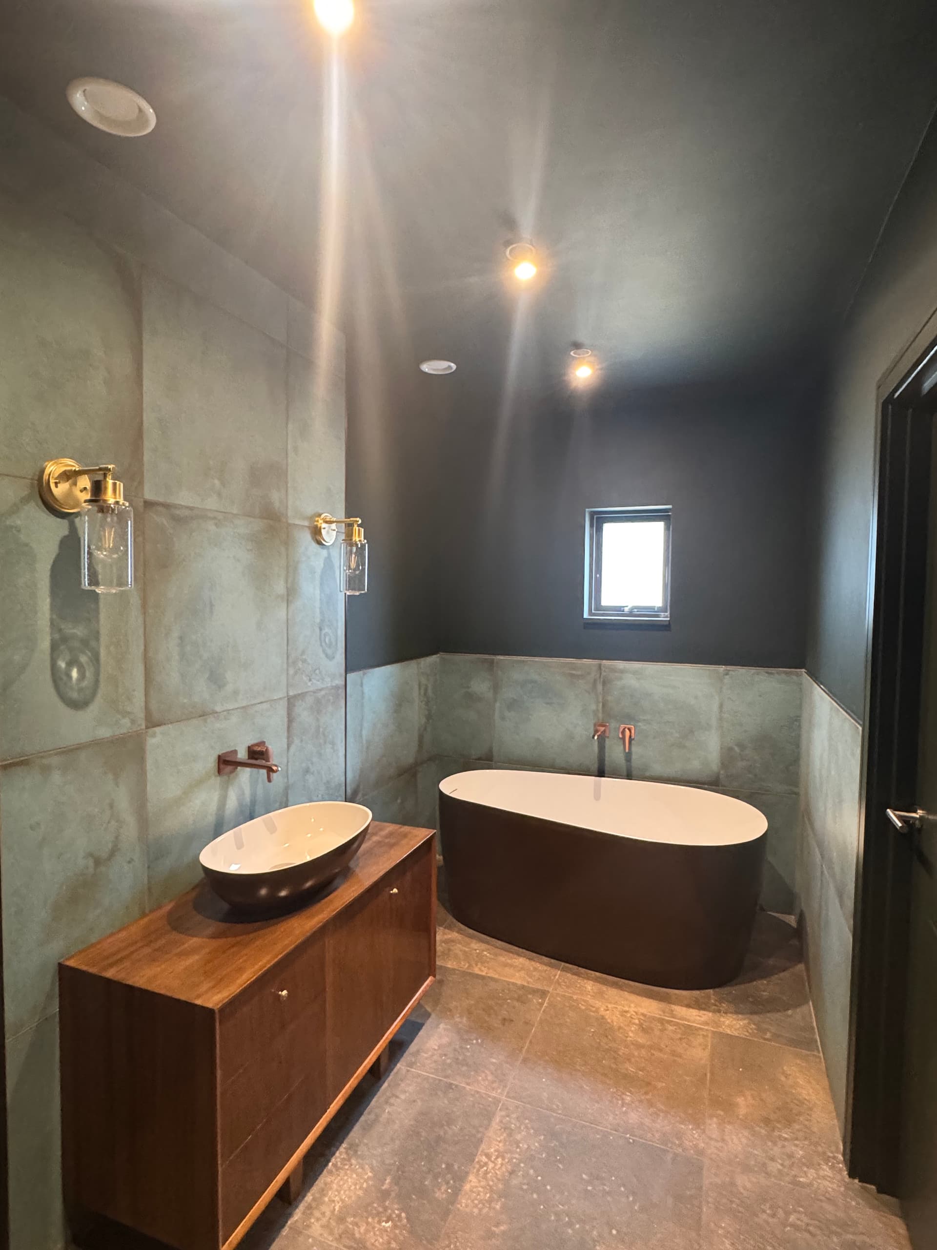 Bathroom tiling